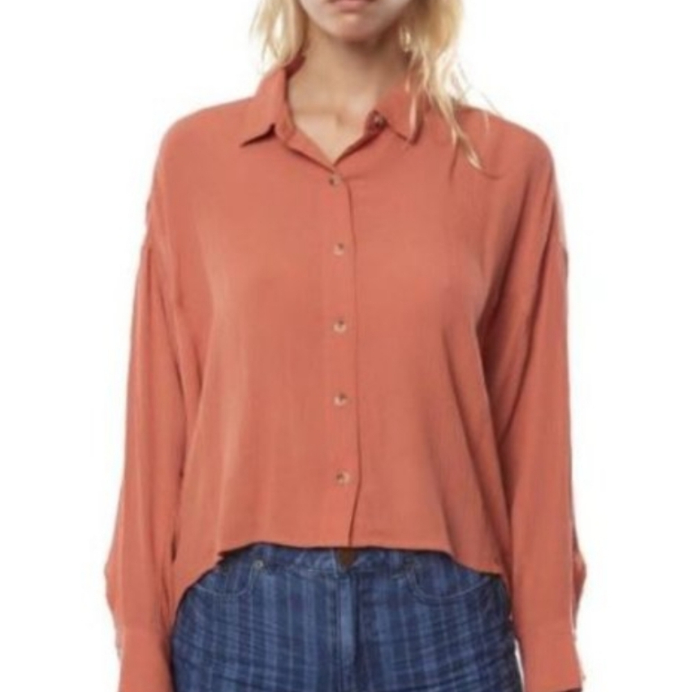 Edge Rust Button-Down Shirt
